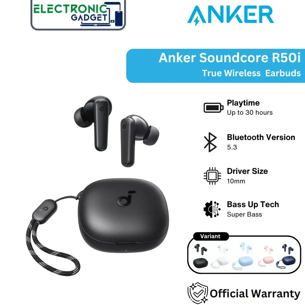 Anker Soundcore R50i R50l True Wireless Earbuds TWS Earphone - A3949