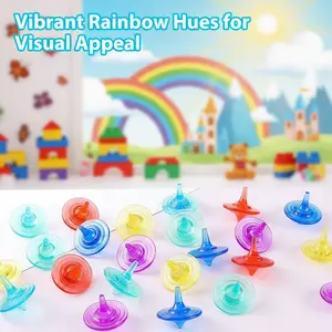 Fun Crystal Spinning Top Kids Birthday Party Baby Shower Gift Pinata Gift Bag Easter Stuff Carnival Christmas Gift Bag