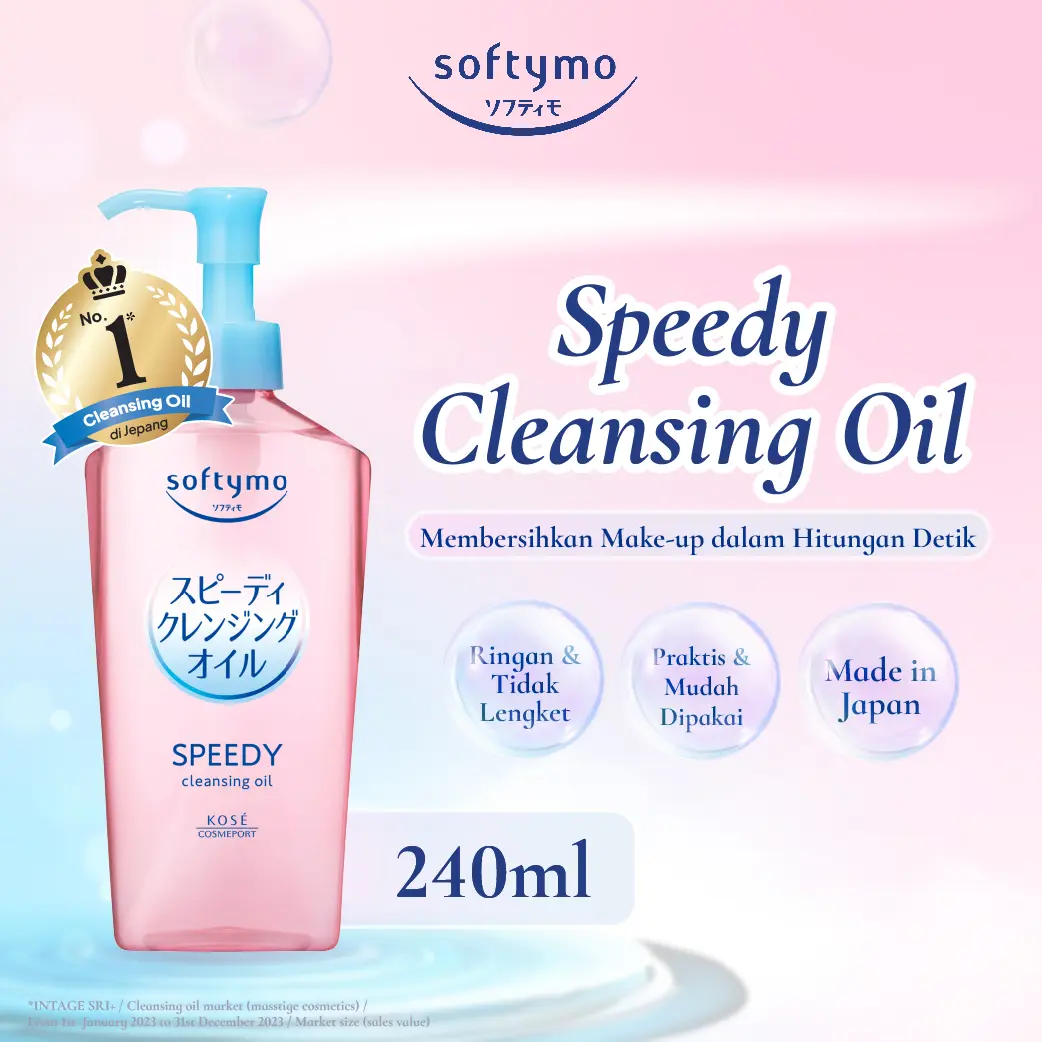Softymo Speedy Cleansing Oil 240ml (Makeup Remover / Pembersih Makeup)