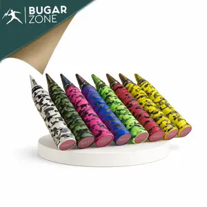 [ Bugar Zone ] Camo Grip Bulu Tangkis Handle Badminton Sweat Grip Motif Corak Loreng Best Seller Polyurethane Karet Premium CAMO GRIP