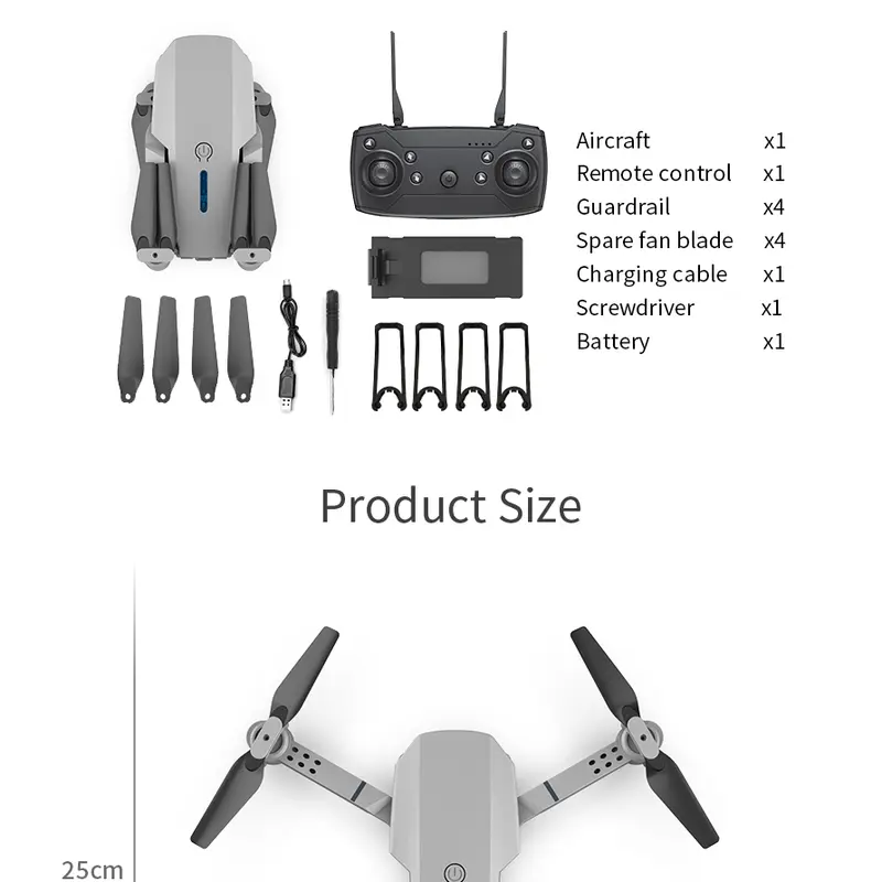 【❤️Siap mengirimkan❤️】 Drone E88 Pro  model baru  model terlaris  mengambil foto 3