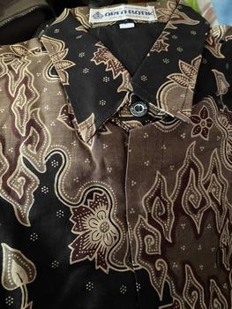 Product Review of Mega Mendung Milo Baju batik pria Tangan panjang katun solo lapis furing by arfabatik67 from H**d 1