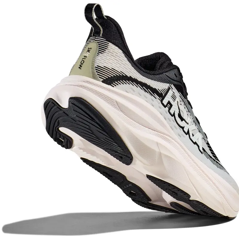 Sepatu Running Sport Shoes Hoka SkyFlow Hitam Putih Outdoor 4