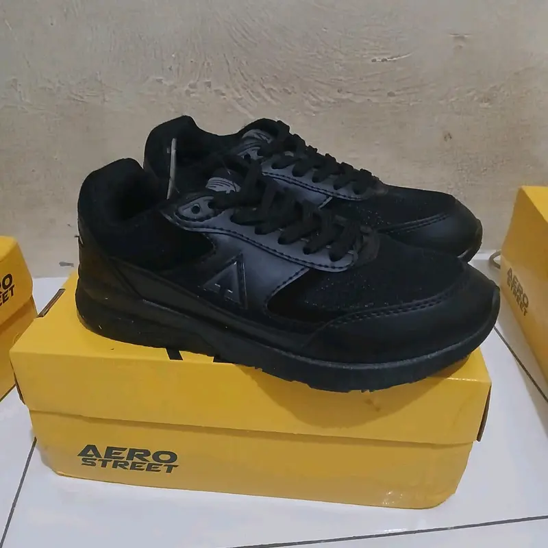 [Original] Sepatu Aerostreet 37-44 Osaka Series Krem / Putih / Abu Abu / Hitam - Sneakers Sport Pria Wanita Shoes 6
