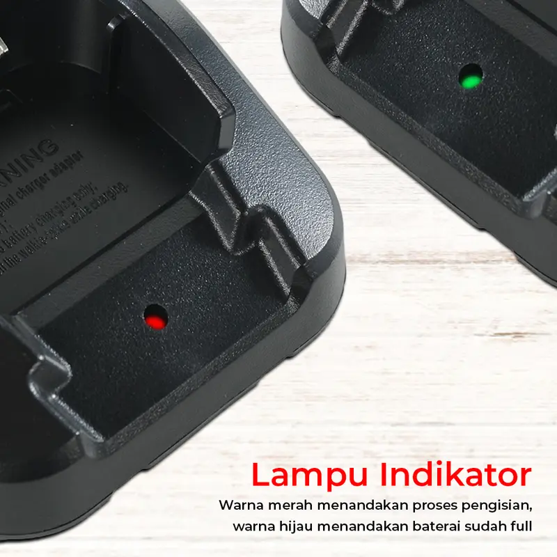 Taffware Walkie Talkie Battery Charger for Baofeng Pofung BF-UV82 - CH-8 Terlaris 1