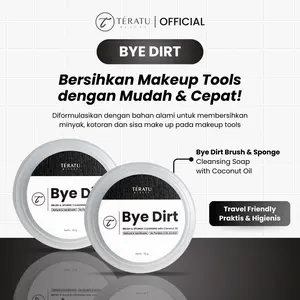 TERATU BEAUTY Bye Dirt Brush & Sponge Cleansing Soap with Coconut Oil