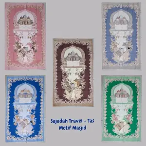 (20 pcs) Grosir Sajadah Travel Silky Pouch Praktis Simple