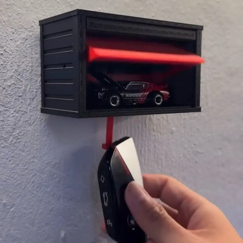 Alisont Design Diecast 64:1 Car Garage Key Holder - Organize and Showcase Your Love for Cars