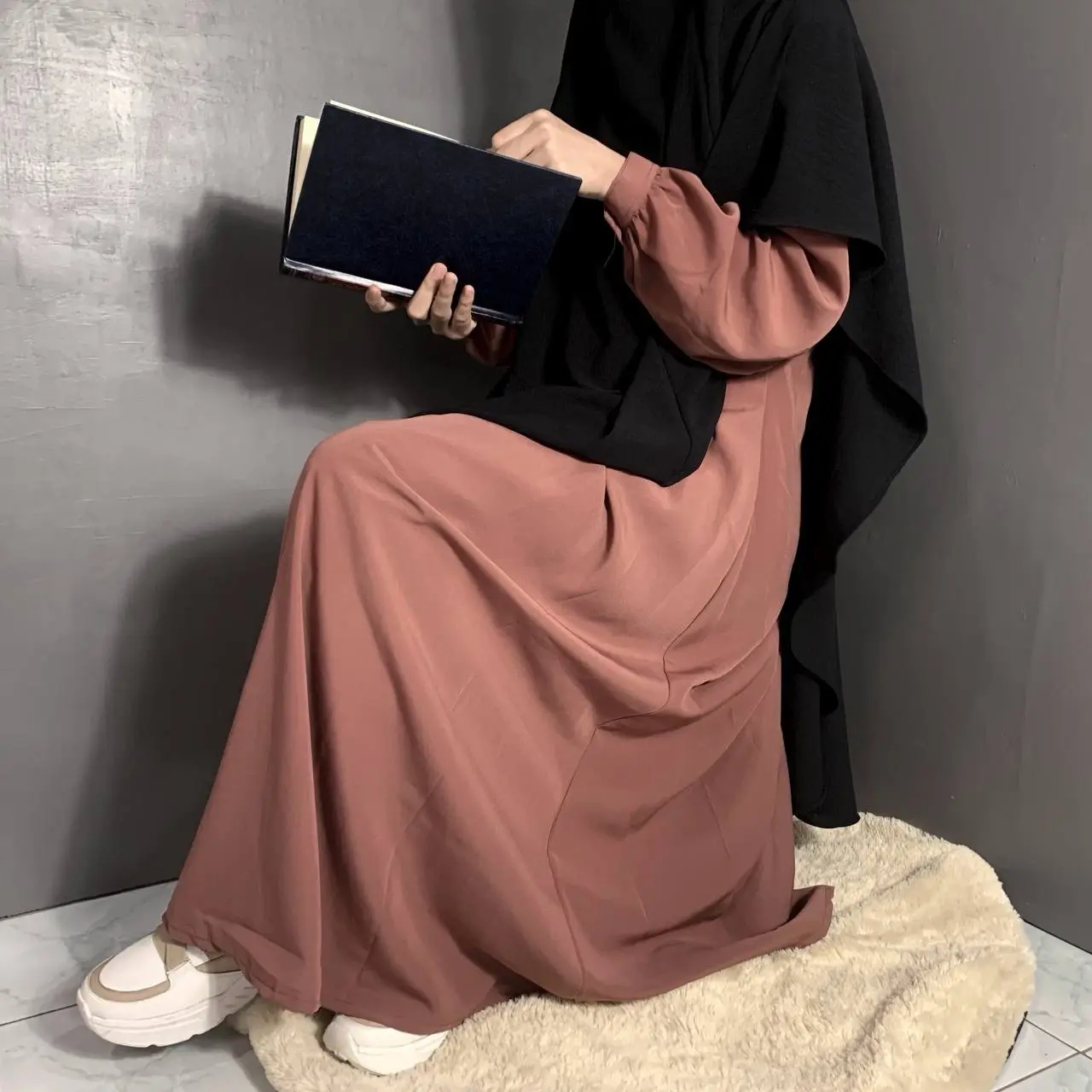 ALIA ABAYA | Polos elegan | Matt Wolfis Premium Wanita Gamis Muslim
