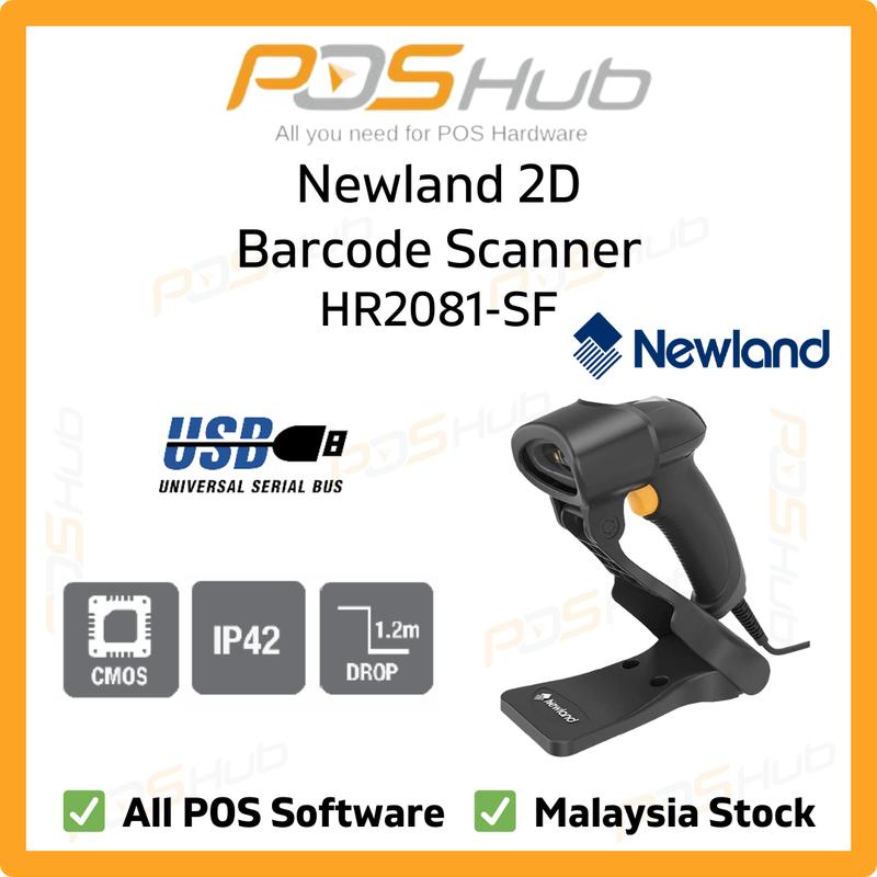 Newland HR2081-SF 1D/2D Desktop Barcode Scanner Ewallet Scanner ...