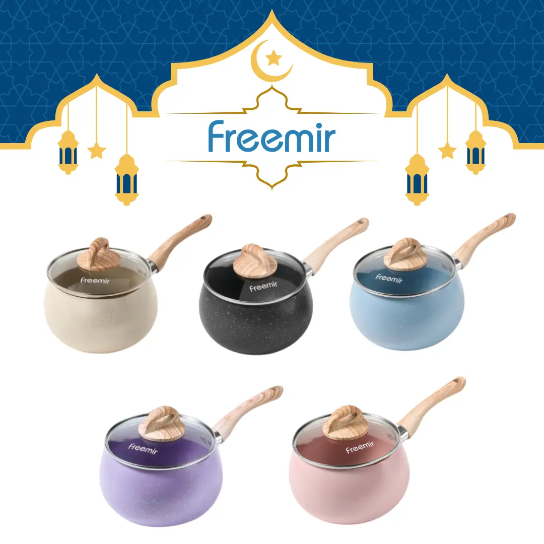 [SPECIAL LIVE] Panci MPASI Gemoy Panci Aladin 20/16 Cm Anti Lengket Tutup Kaca Cookware Beige Susu MPASI Rebus Alat Dapur Masak Gemoy Kitchenware