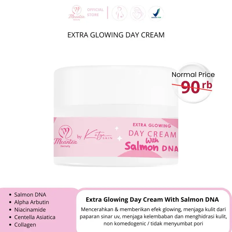 Day Cream Extra Glowing DNA Salmon  BPOM