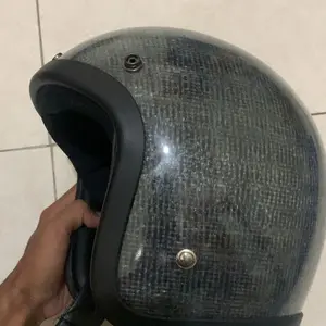 Helm Slim Head Custom Motif Raw - Lis Balon/Lis Besar TERBARU
