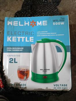 Product Review of TEKO LISTRIK WELHOME | WLT-502 PEMANAS AIR KETTLE LISTRIK from A**s 0