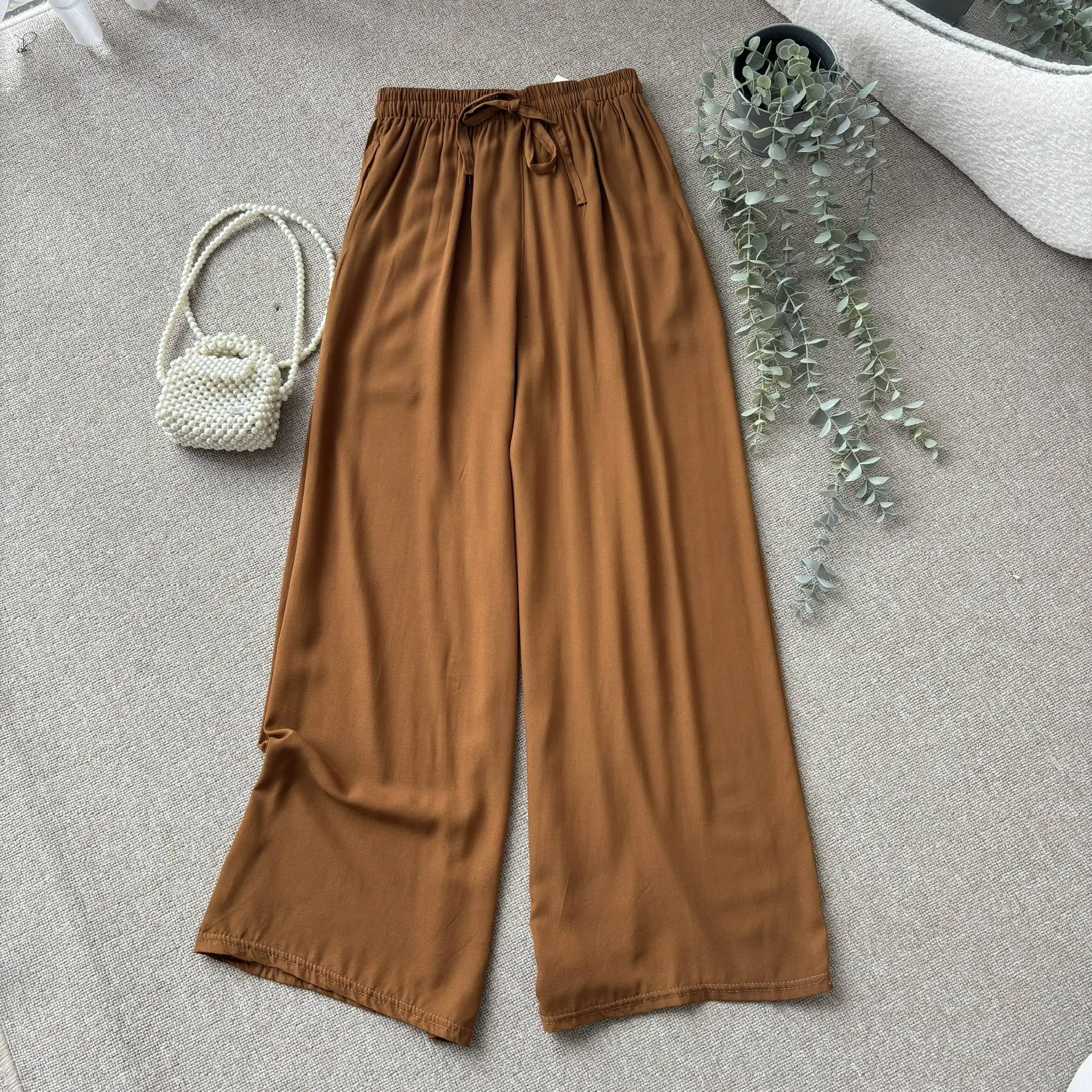 PO RAYON TWILL Brown