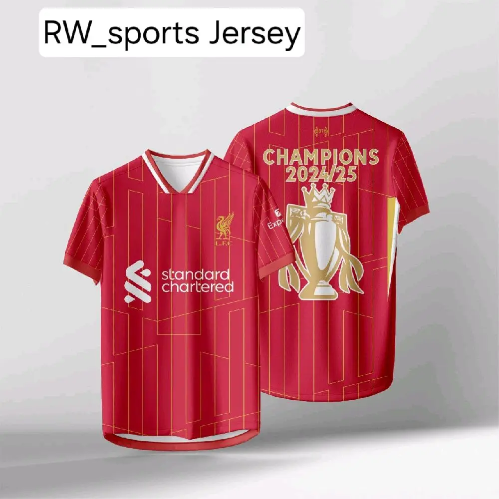 JERSEY LIVERPOOL CHAMPIONS 2024 2025 BAHAN DRYFIT FULL PRINTING GRATIS NAMA DAN NOMER PUNGGUNG