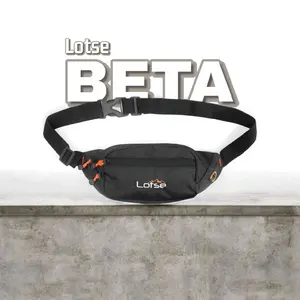 LOTSE BETA - Tas Selempang dan Pinggang Pria Distro Premium Quality Lotse Waistbag Cowok Banyak Ruang Penyimpanan