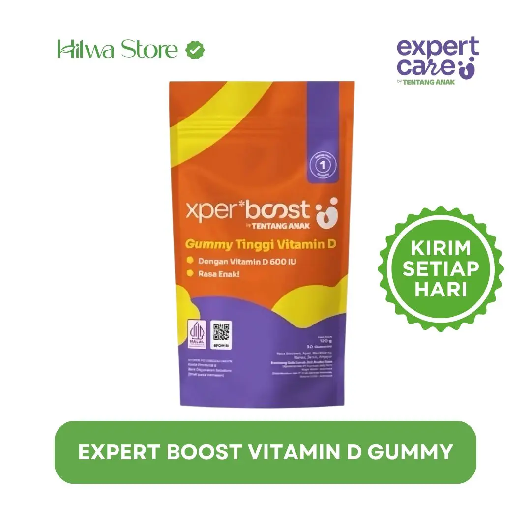 EXPERT CARE BOOST - GUMMY VITAMIN D 600 IU ANAK DAN DEWASA | BOOST IMUNITAS & PERTUMBUHAN - TANPA PENGAWET