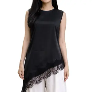 Najwa Satin Lace - Inner Lace - Lace Top - Layering Lace Skirt