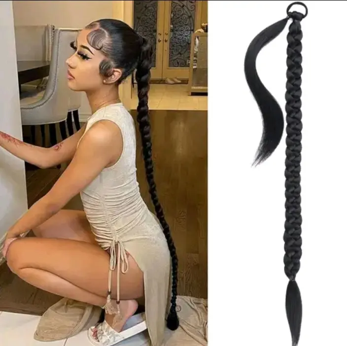 Rambut Kepang Panjang Hair Extension Kepang Rambut Sambung Kepang Rambut