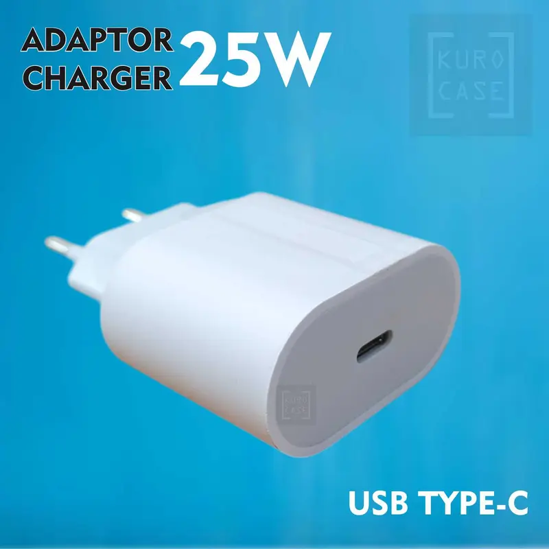 Adaptor Casan Charger Batok Type C 25W Support Fast Charging USB Tipe-C - Handphone 0