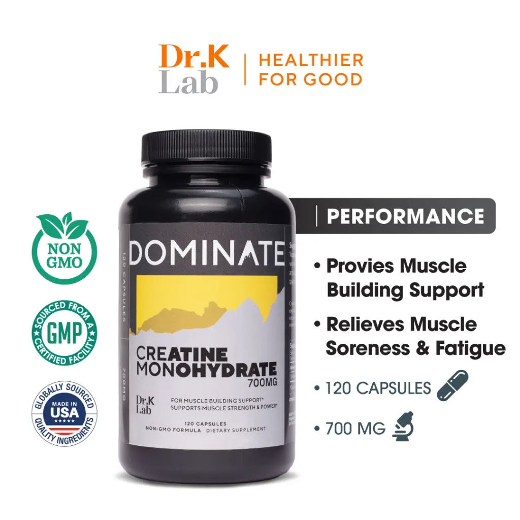 [SG] Dr. K Lab Creatine Monohydrate Amino Acid Protein Supplements/Vitamins for Muscle Building Support. Relieves Muscle Soreness and Fatigue Supplement Healthcare (EXP: 06/25)