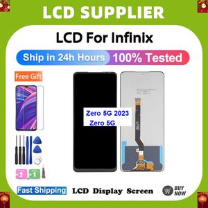 For Infinix Zero 5G 2023/Zero 5G LCD Phone Touch Screen Replacement Send Protective Film, Tools and glue,Cellphone Accessory Installati
