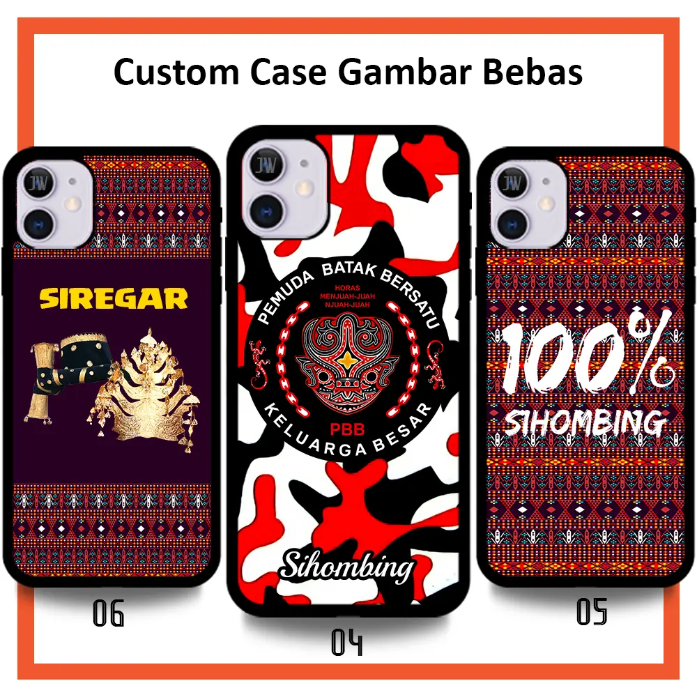 Casing Hp Custom Case Persatuan Batak Bersatu Darah Batak Oppo Vivo Redmi Realme Iphone Samsung
