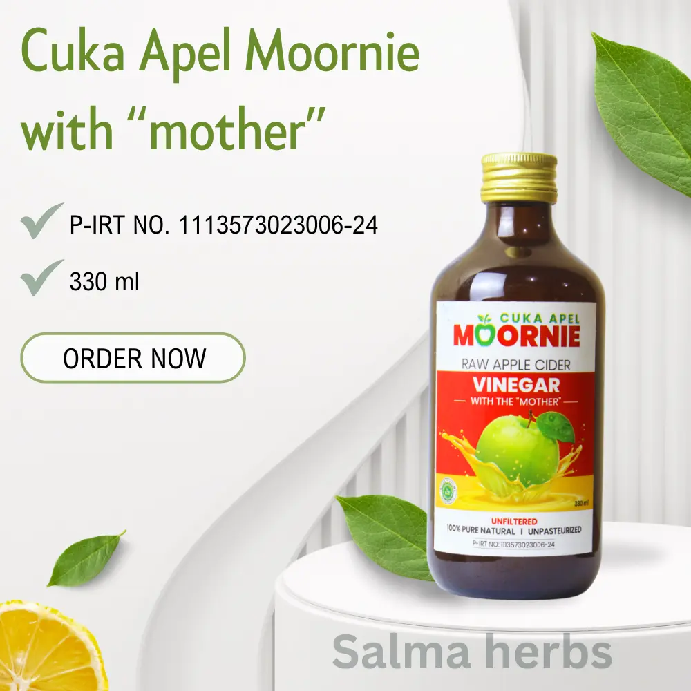 Cuka apel moornie 100% ORIGINAL LANGSUNG DARI PRODUSEN ASLI