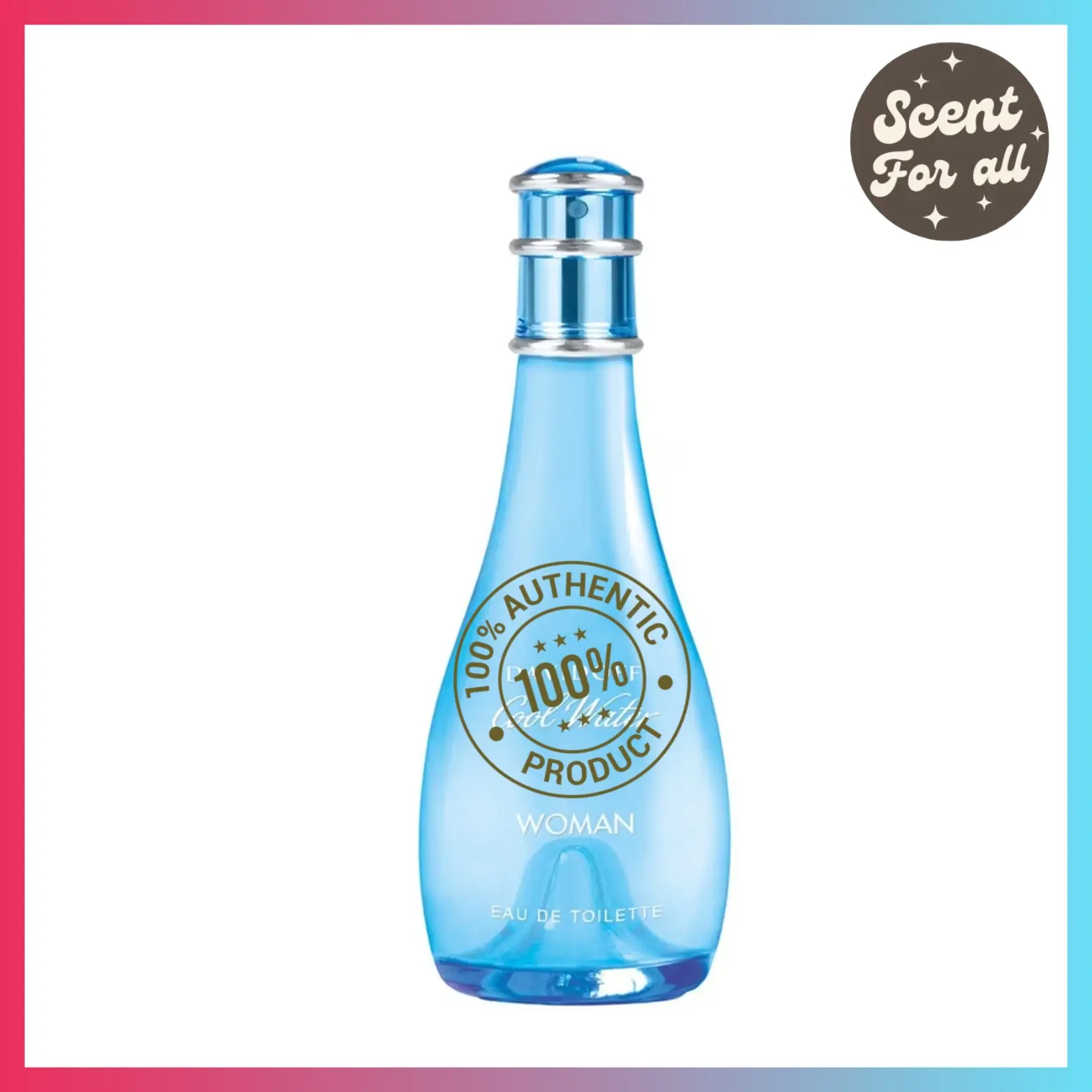 Cool Water For Woman Eau De Toilette 30ml/100ml/200ml