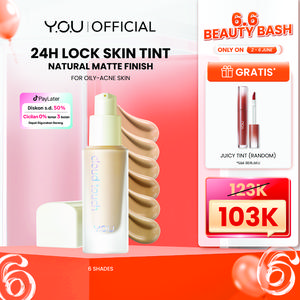 [FREE LIP TINT] YOU Cloud Touch Blurring Skin Tint Liquid Foundation Natural Matte Finish Tahan Lama Long-Lasting 24H/jam SPF 25 PA+++ Kosmetik High Coverage Breathable Ringan All Perfect