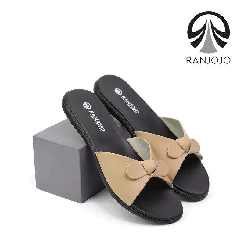 Sandal Cewek RJ.13 Teplek Pita Karet Slop 1