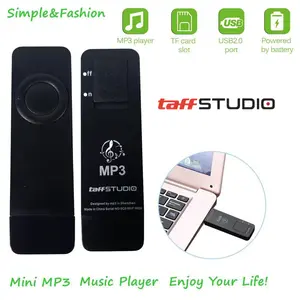 TaffSTUDIO MP3 Player Portable Mini USB 2.0 TF Card 80 mA - IRS9