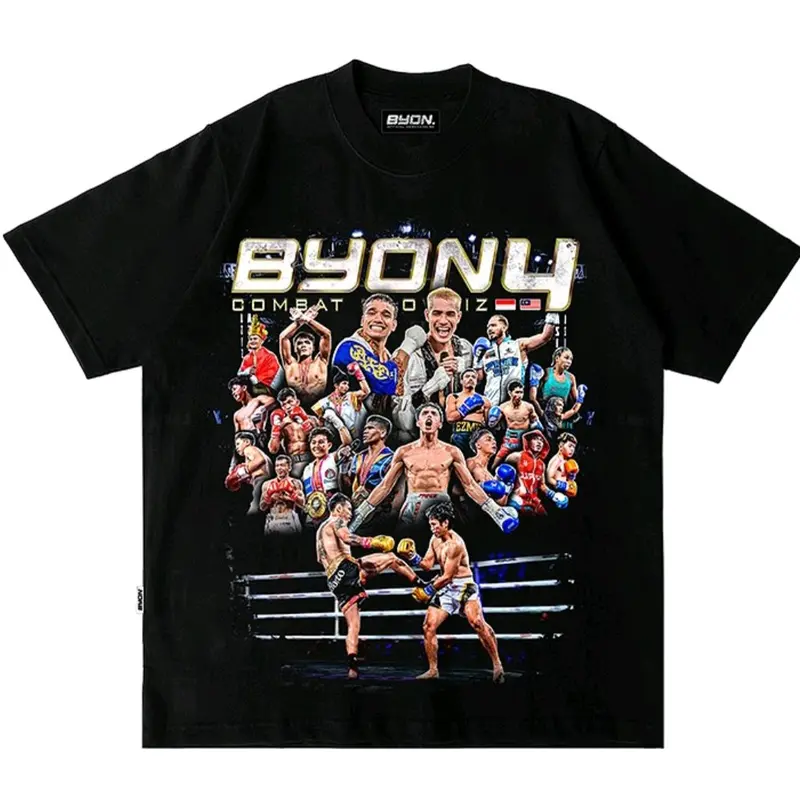 KAOS TSHIRT  BYON COMBAT SHOWBIZ VOL 4 | INDONESIA VS MALAYSIA Terbaruu 0