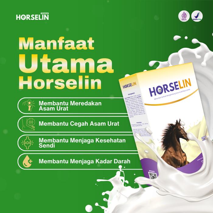 Gambar Susu untuk Asam Urat dari Kuda Liar Sumbawa Jaga Kesehatan Tulang dan Otot (200 Gram) Milk Rendah Gula dari Horselin_NEW Kab. Sleman Tokopedia