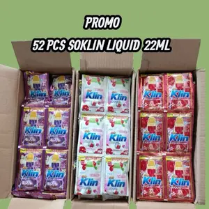 PROMO 52 PCS SOKLIN LIQUID  KEMASAN 500