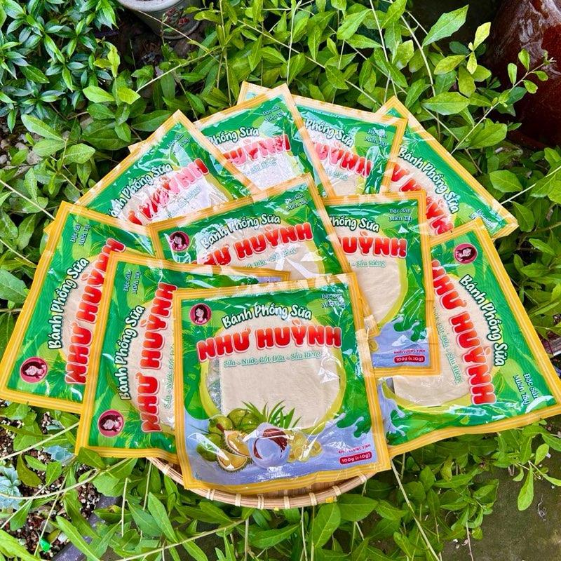 COMBO 10 GÓI BÁNH PHỒNG SỮA NHƯ HUỲNH + Vị Sầu Riêng + Thơm, Béo + Loại 100g