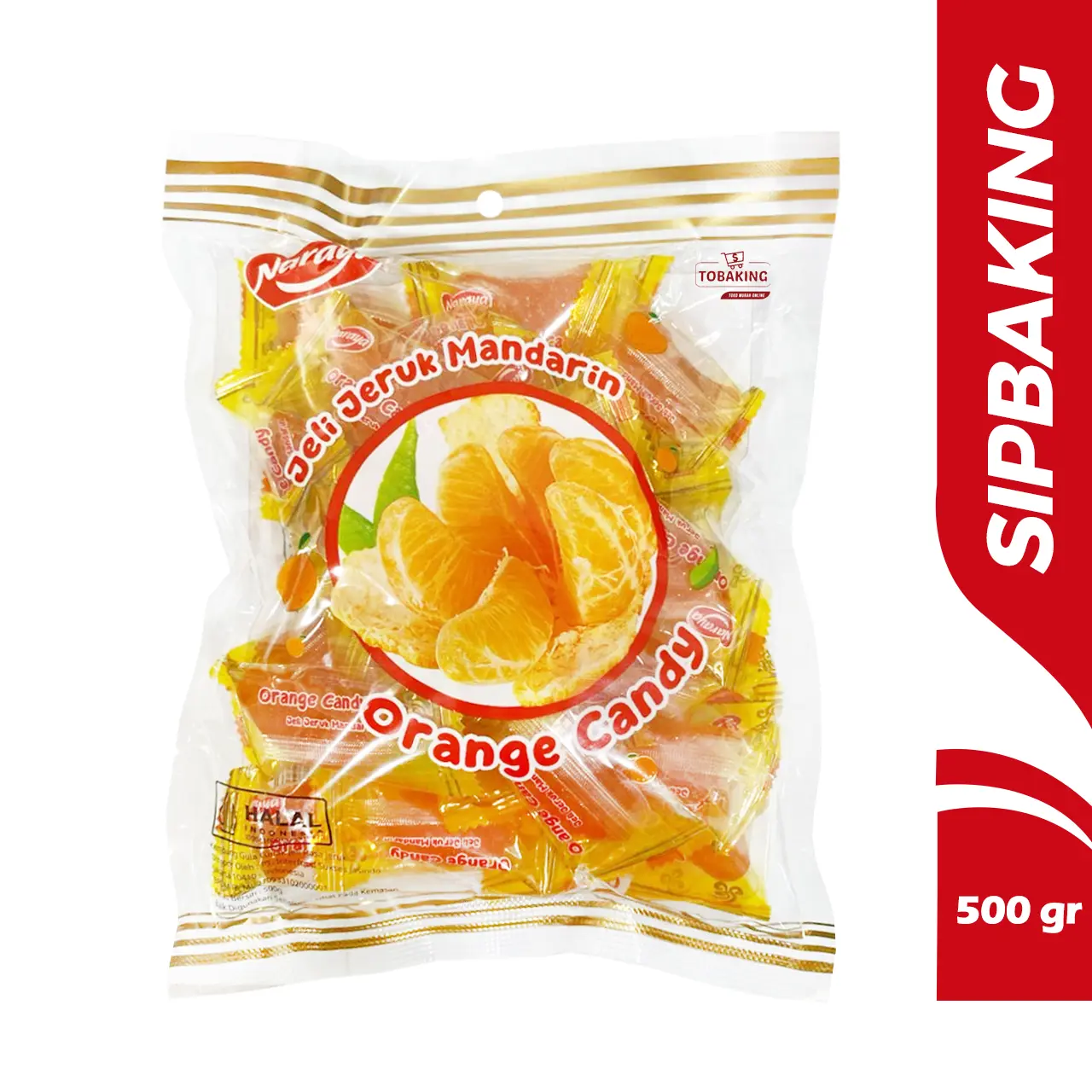 Naraya Jelly Jeruk Mandarin Orange 500gr HALAL