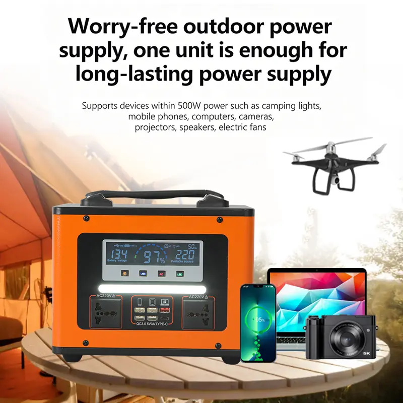 Power Station Portable 600W 588,800mAh Large Capacity Outdoor Solar Power  bank With Solar/Car Charging Power Station Portable Multi-function Solar  Generator For Camping Home Emergency Support - TikTok Shop Philippines