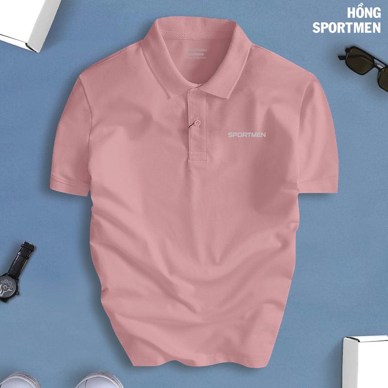 Áo thun SPORTMEN nam cổ bẻ BASIC CVC vải cá sấu sang trọng, lịch lãm, thoáng mát