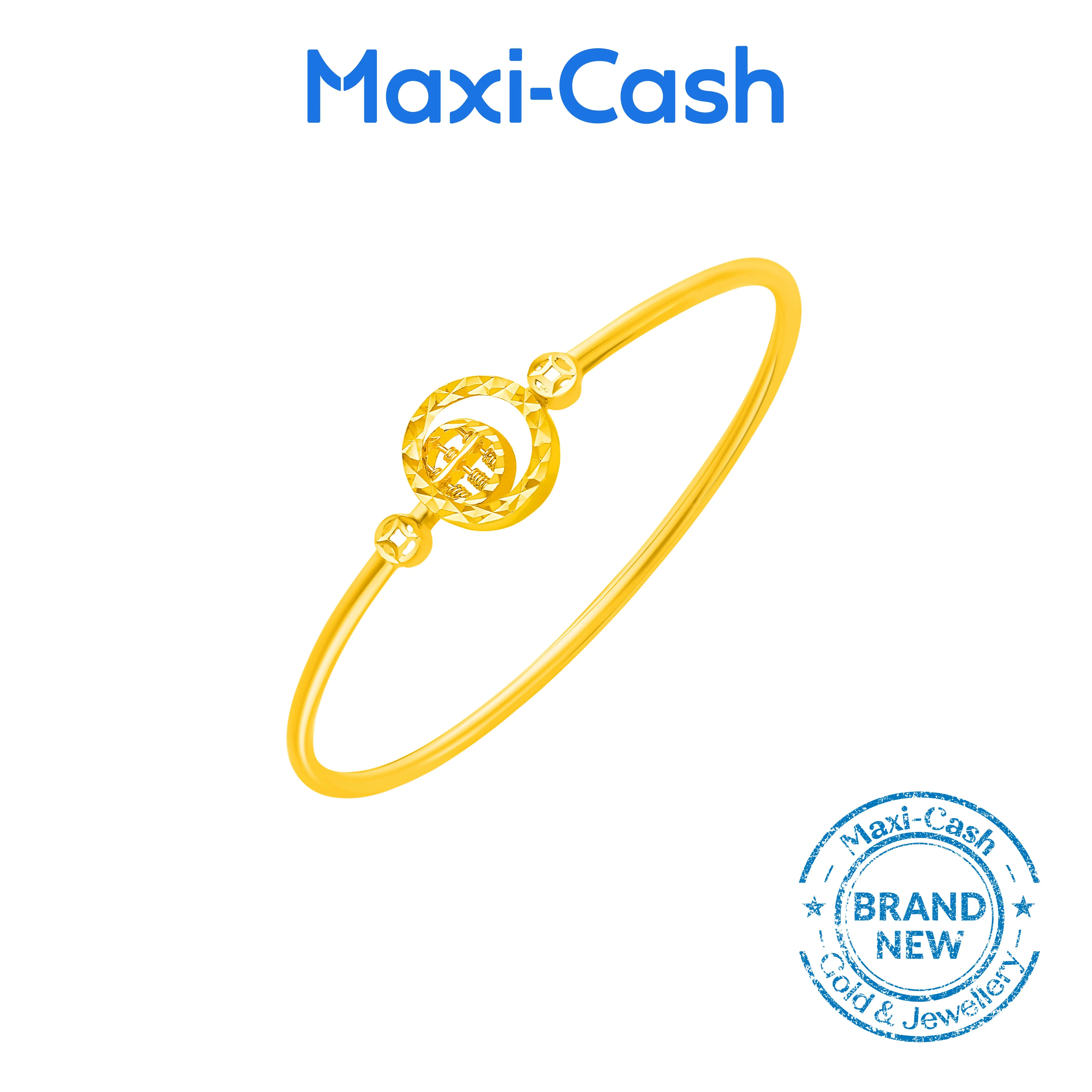Abacus Bangle in 916 Gold
