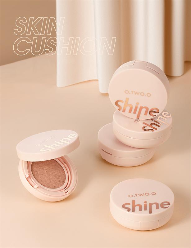 Product Introduction of （Free Gift&NEW）O.TWO.O BB Cream Air Cushion CC Cream Concealer Brighten Makeup Base Long Lasting Foundation Cushion Compact With Makeup Puff Air Cushion BB Cream + Concealer 23