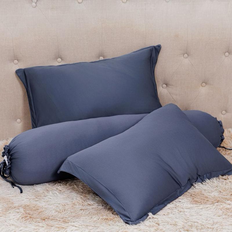 Bộ Gối 3 món (1 vỏ gối ôm + 2 vỏ gối nằm), Chăn Ga Ngọc Vy – Mát Mịn Quanh Năm, Thun Lạnh Hàn Quốc