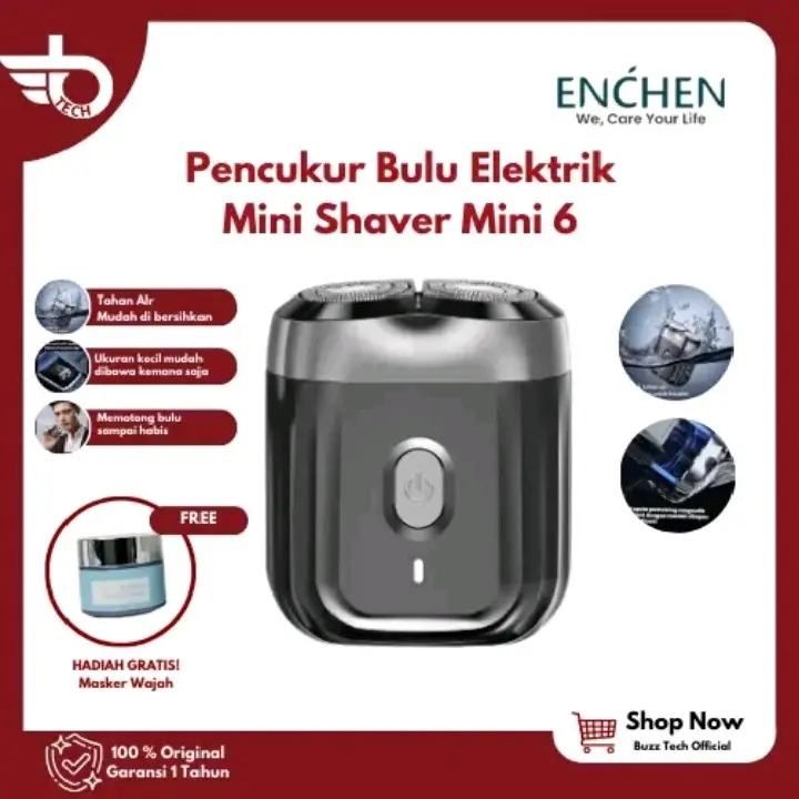 Pencukur Bulu Elektrik dengan Kumis Elektrik