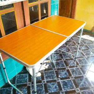 Meja Lipat Portable Tanpa Lubang - Furniture