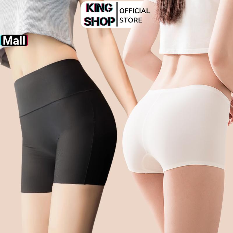 Quần lót bảo hộ mặc váy đáy 2 lớp quần lót nữ su mềm mịn Quần mặc trong váy không lộ viền kháng khuẩn quần mặc trong váy KING SHOP Women V8205-V8941