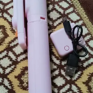 Tripod HP Holder Tongsis Ponsel R1S + LED Flash + Remote Bluetooth Panjang 70cm