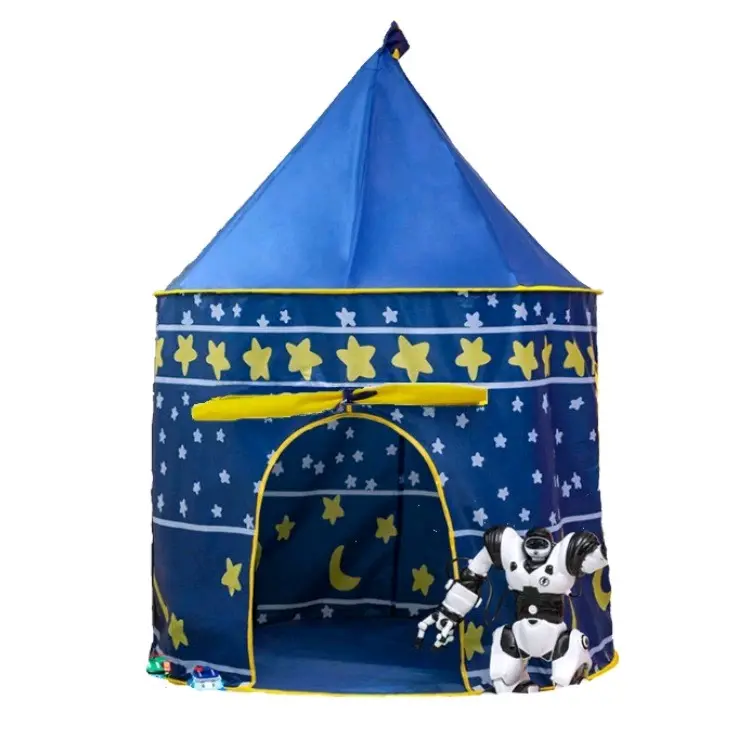 Tenda Anak Bentuk Castil  motif bulan bintang
