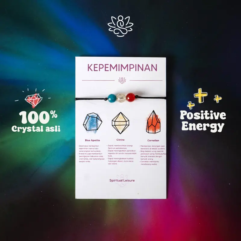 Gelang Kristal Healing dan Prosperity 4