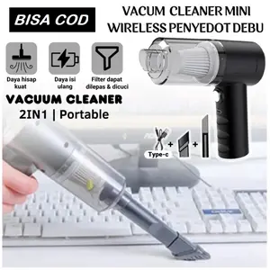 Vacum Cleaner Portable Mini Usb 2In 1 Penghisap Debu Mobil Wireless Kasur Penyedot Debu Vakum Penyedot Debu